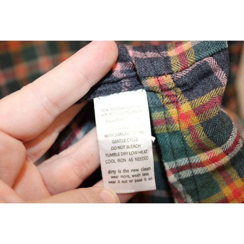 Toad&Co Re-Form Popover flannel shirt dress size xlarge - Picture 3 of 12